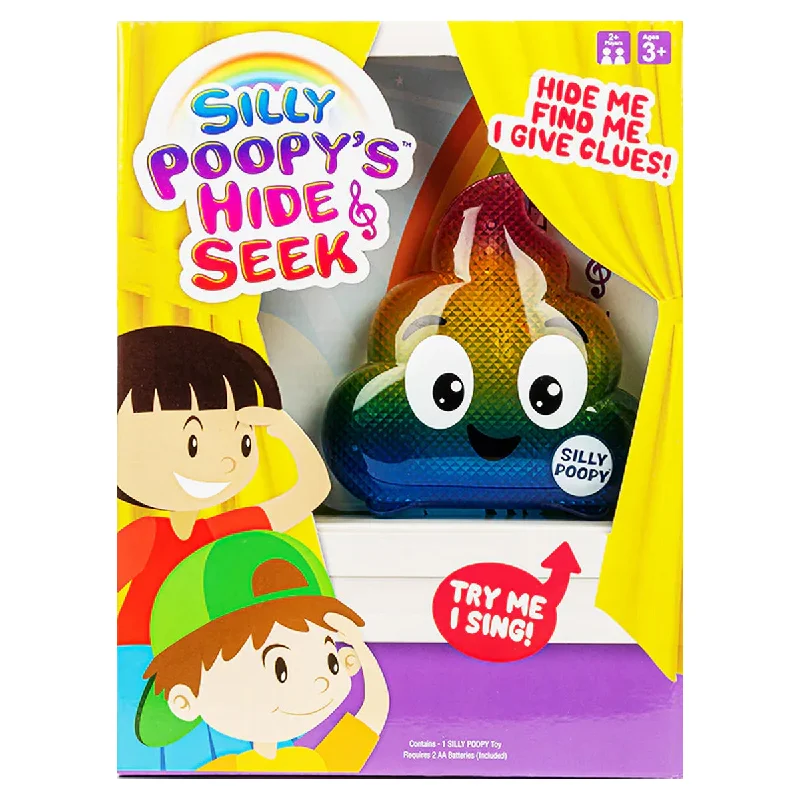 Logical puzzles Silly Poopy's Hide & Seek Game