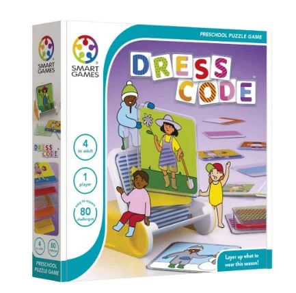 Challenging puzzles SMART GAMES DRESS CODE PRESCHOOL PUZZLE GAME