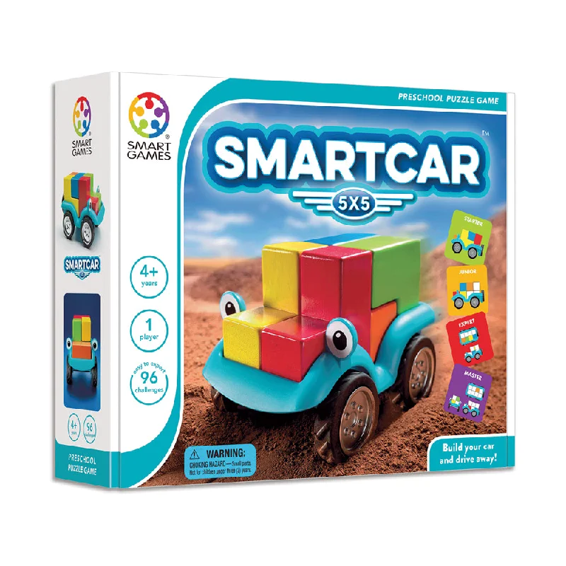 Interactive games SmartGames SmartCar 5x5 - Multicolor Cognitive Skill-Building Puzzle Car