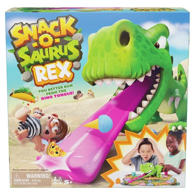 Age-appropriate puzzles Snack-O-Saurus Rex Board Game