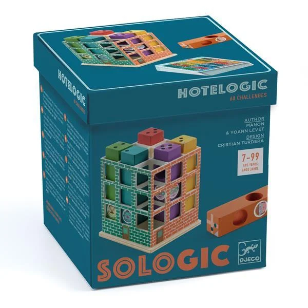 Time-consuming puzzles Sologic Hotelogic Game