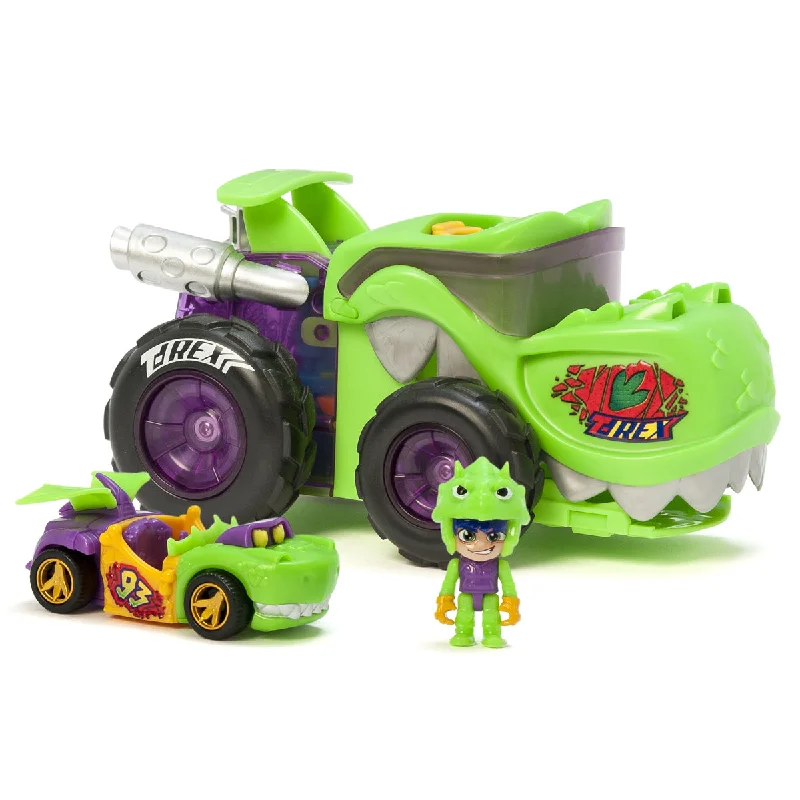 Durable toysT-Racers T-Rex Mega Wheels Vehicle Playset (Styles Vary)