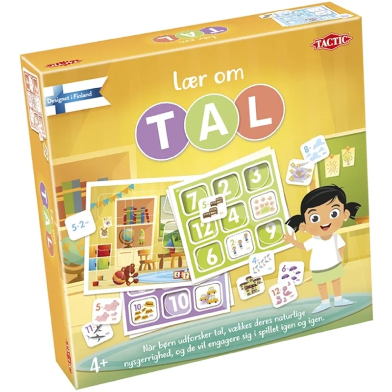 Thought-provoking puzzles Tactic Games Lær Om Tal