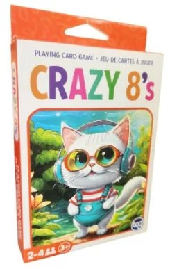 Strategic puzzles PLAYING CARD GAME - CRAZY 8'S