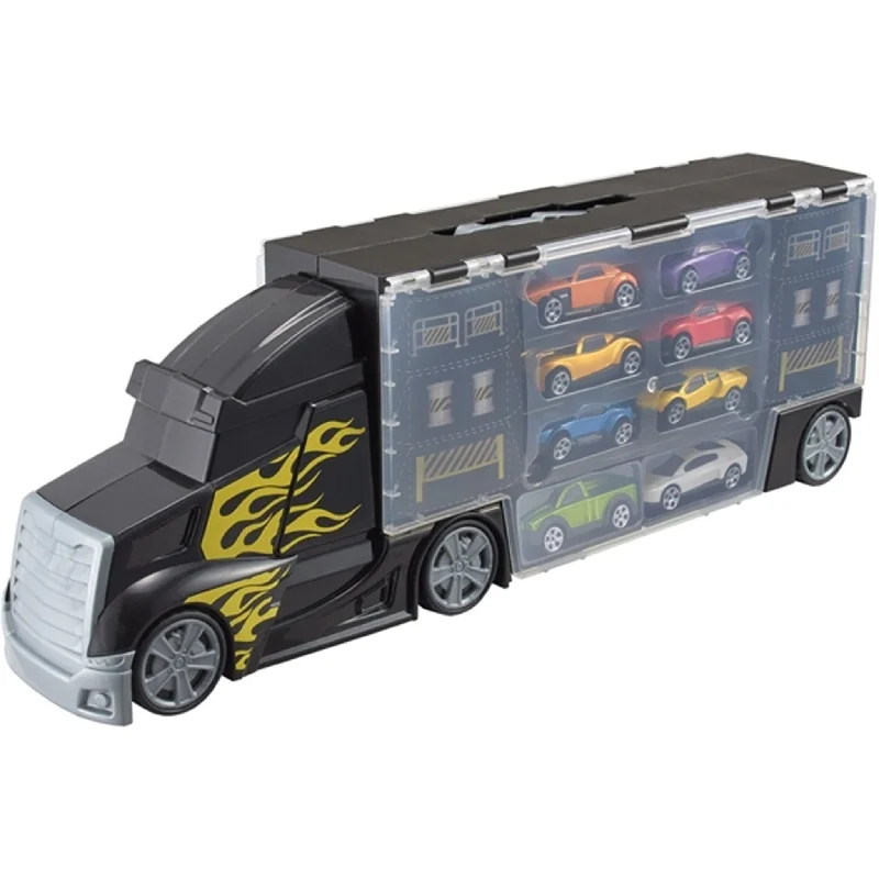 High-quality toy cars Teamsterz Transporter m. 8 Cars