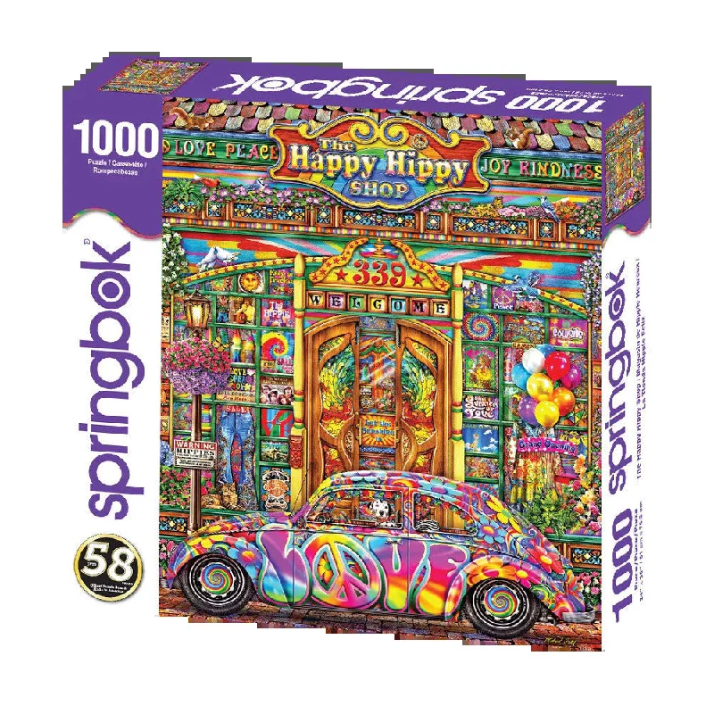 Casual games The Happy Hippy Shop 1000 Piece Puzzle
