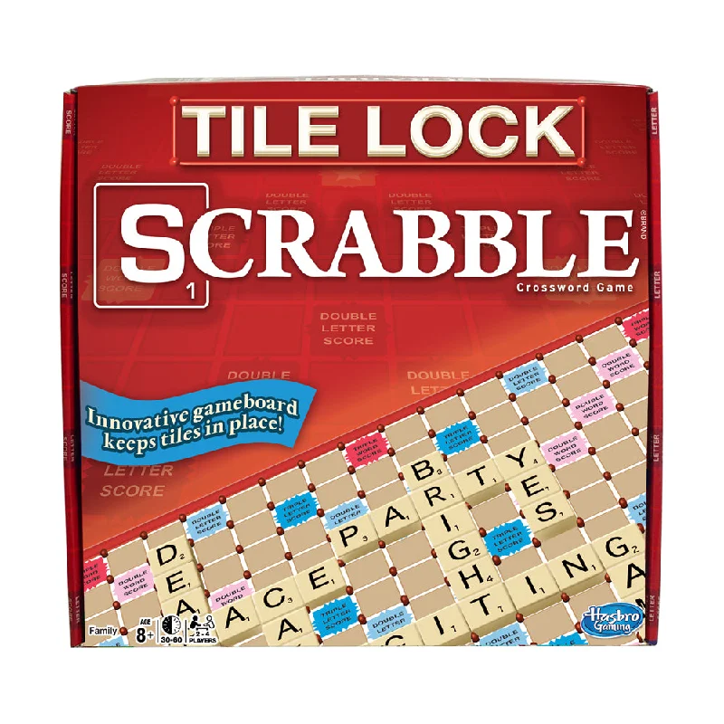 Age-appropriate puzzles Tile Lock Scrabble Portable Edition Board Game