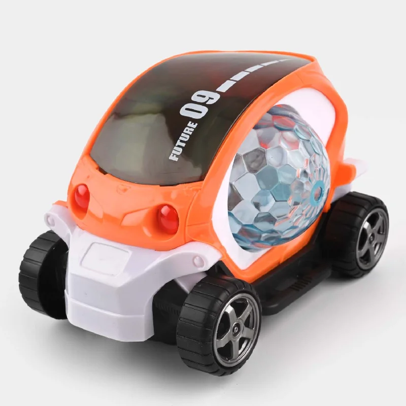 High-quality toy cars TRANSPARENT CAR WITH LIGHT & MUSIC FOR KIDS