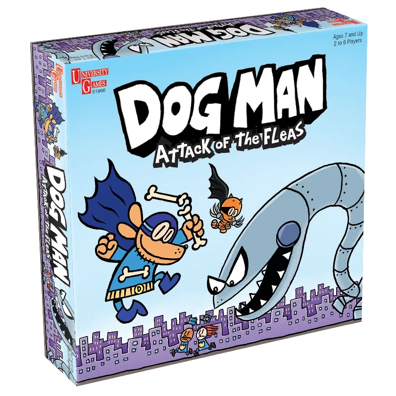 Engaging puzzlesDog Man: Attack of the Fleas Board Game by University Games