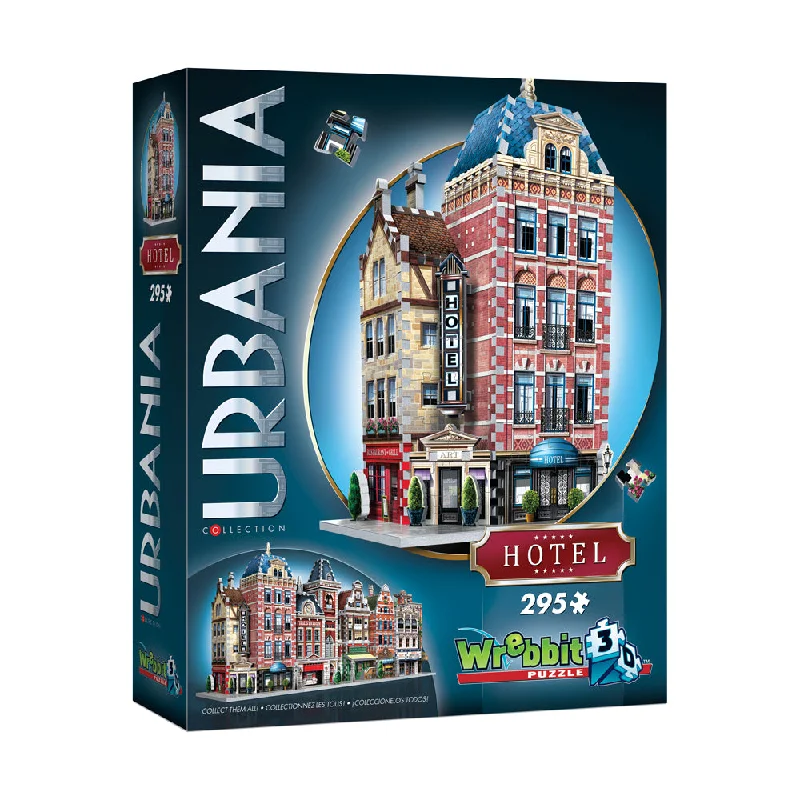 Strategic puzzles Wrebbit Urbania Collection Hotel 3D Puzzle - 295 pcs