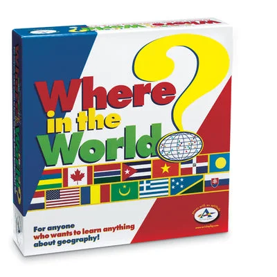Engaging puzzlesWhere in the World Updated Edition Geography Board Game