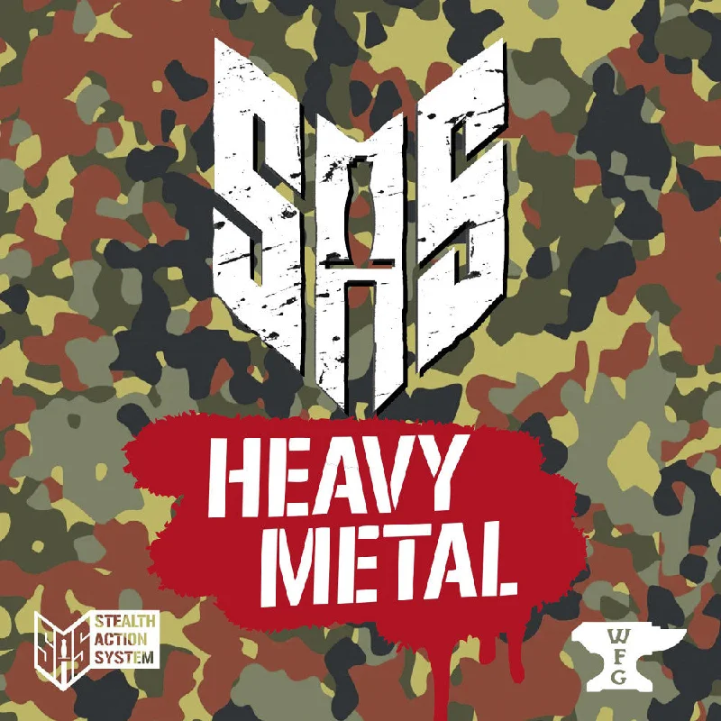 Multi-level puzzles Word Forge Games: SAS Rogue Regiment - Heavy Metal Expansion - Strategy Board Game