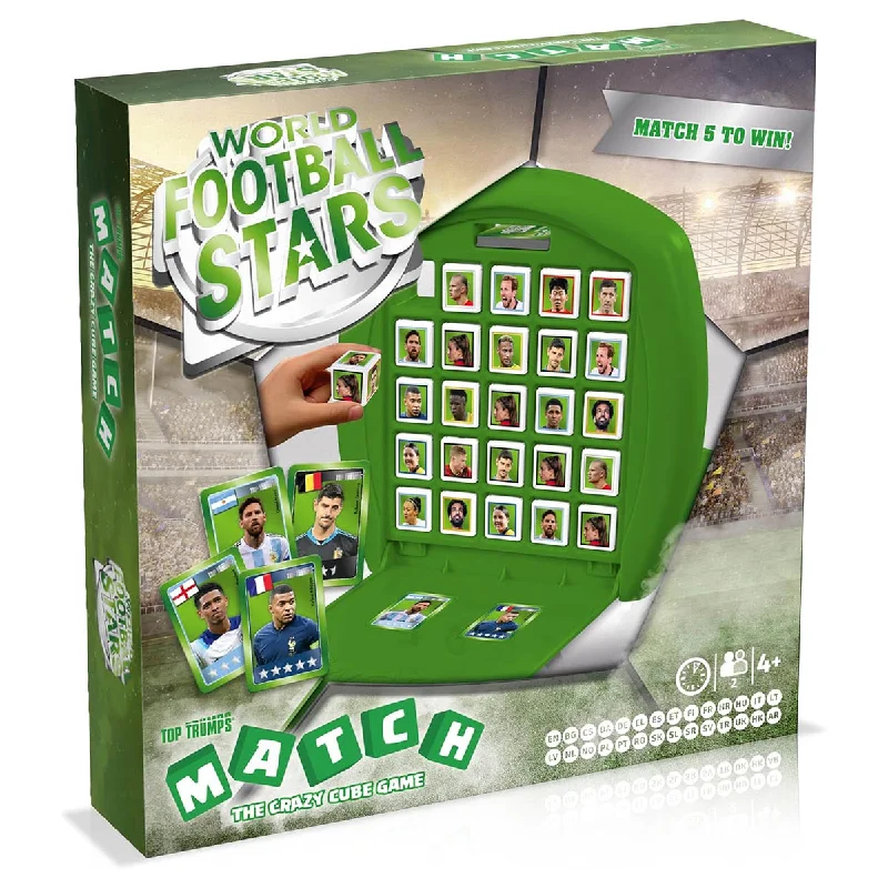 Fun gamesWorld Football Stars Top Trumps Match Game