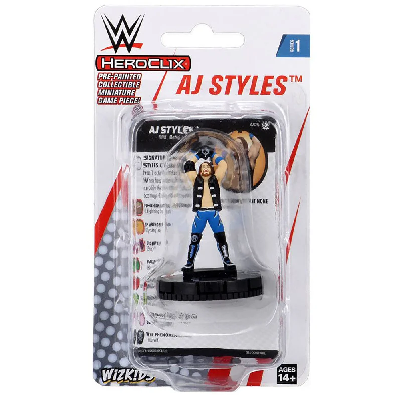 Thought-provoking puzzles WizKids WWE HeroClix AJ Styles Miniatures Game Expansion Pack