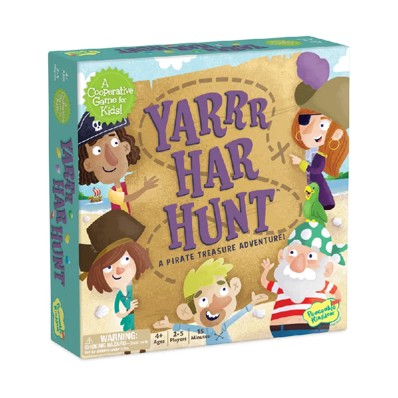 Intricate puzzles Yarrr Har Hunt Pirate Treasure Adventure Cooperative Board Game